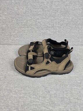 RedHead Finley River Sandals Tan/Black Mems Sz 9